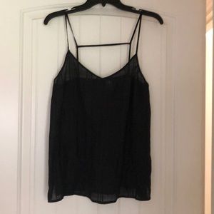 Black tank top with cute back strap